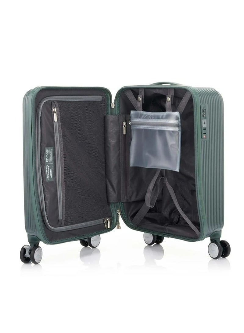 American Tourister Maxivo Spinner Luggage Trolley Jet With TSA Lock