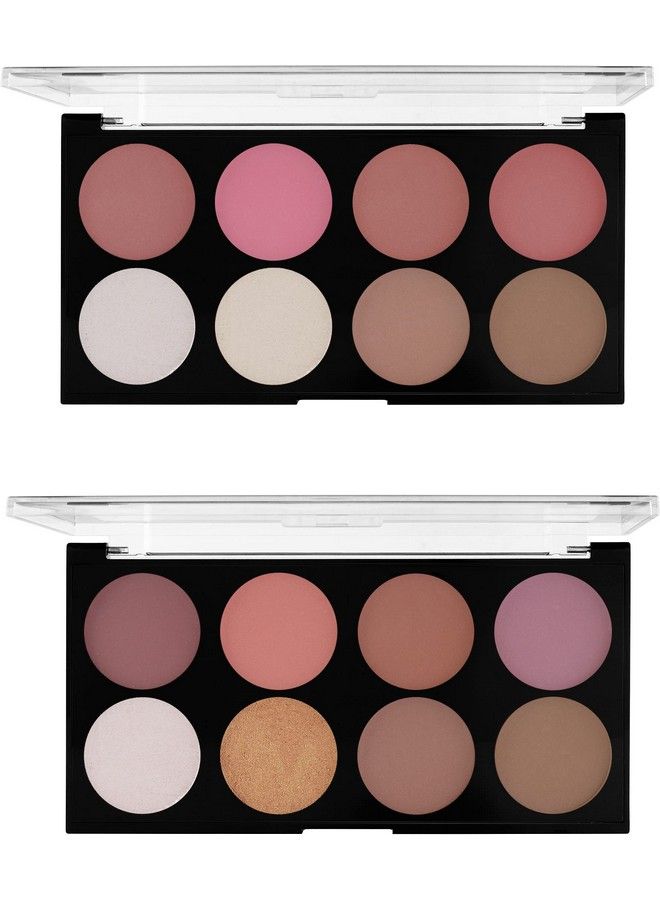 16 Shade Fantasy Palette Matte Blusher With Highlighter And Bronzer (Shade02+03)