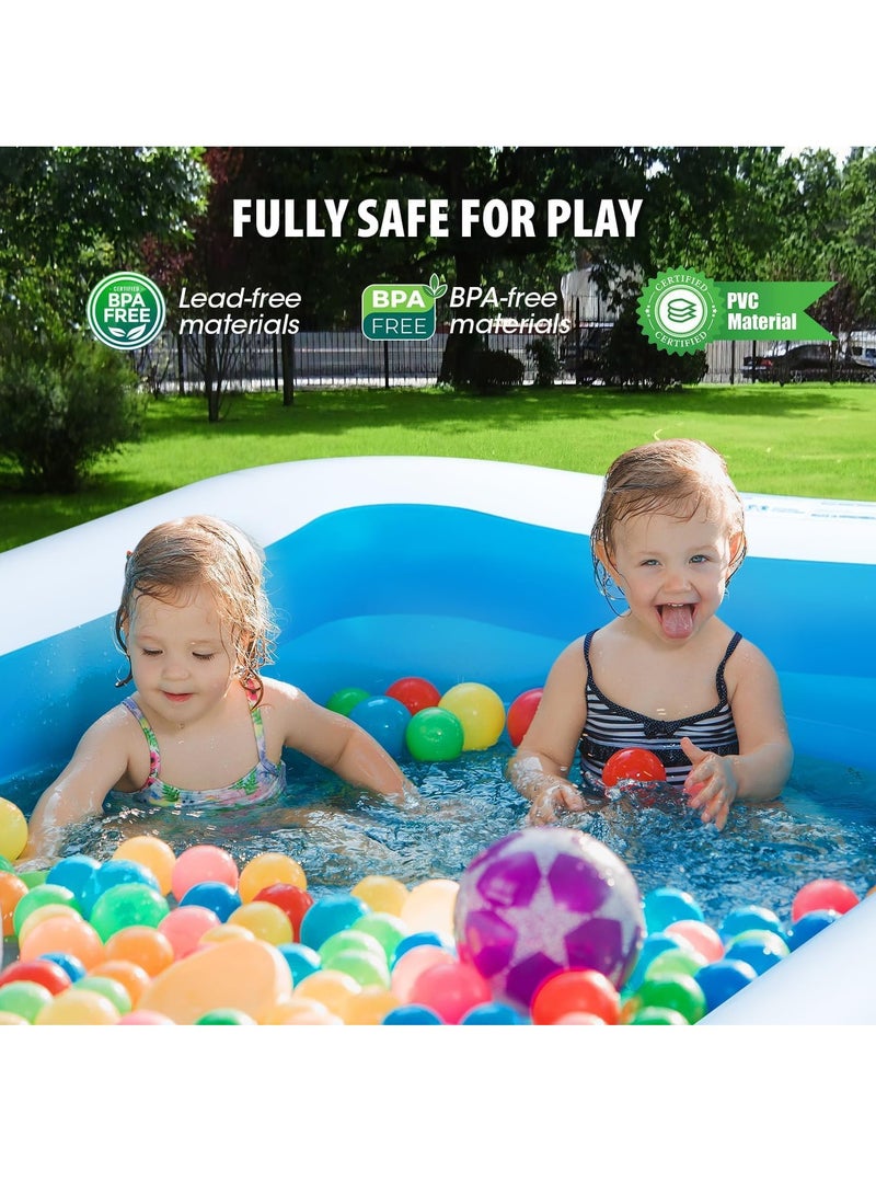 Inflatable Swimming Pool Large Blow up Pool Above Ground Swimming Pool for Family Pools for Kid 120.07 x 72.04 x 22.04