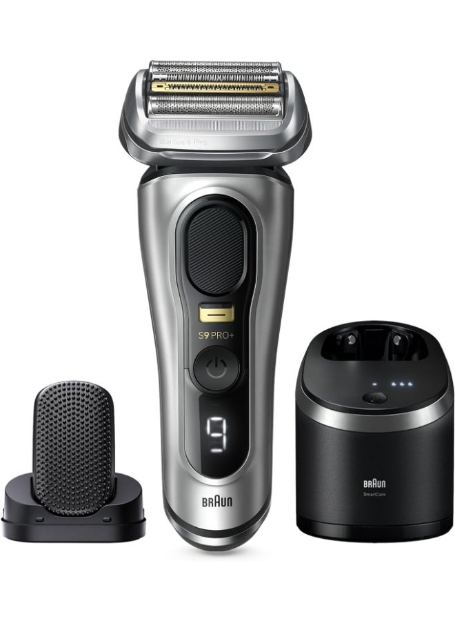 Series 9 PRO+ Electric Shaver, ProComfort Head, 6in1 Smart Care Center, 9597cc Silver