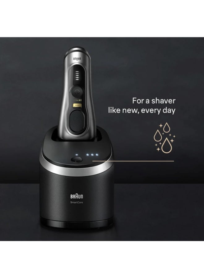 Series 9 PRO+ Electric Shaver, ProComfort Head, 6in1 Smart Care Center, 9597cc Silver