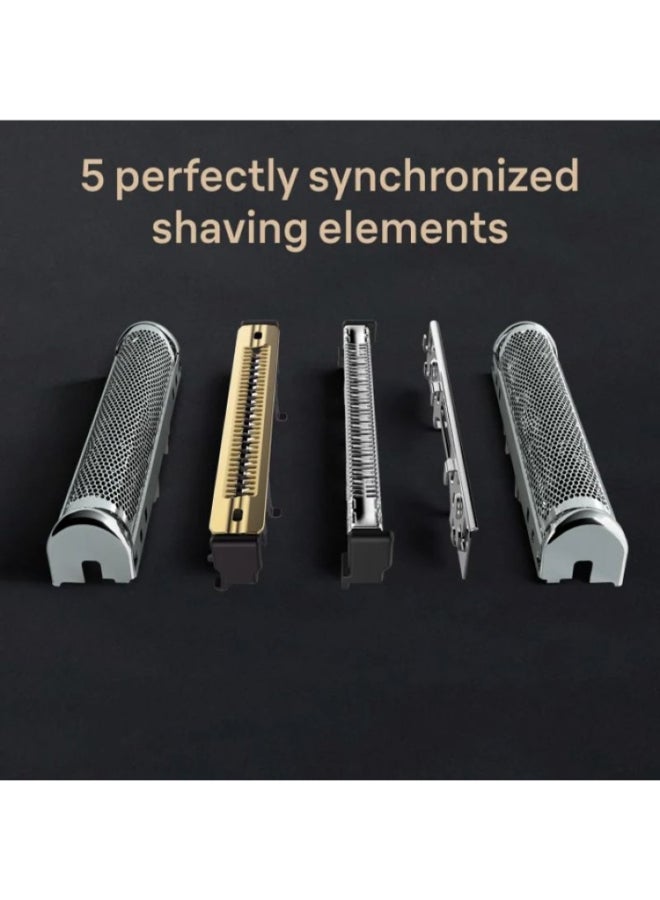 6 In 1 Series 9 Pro+ Electric Shaver, Smartcare Center And Powercase, 9577Cc Silver Silver