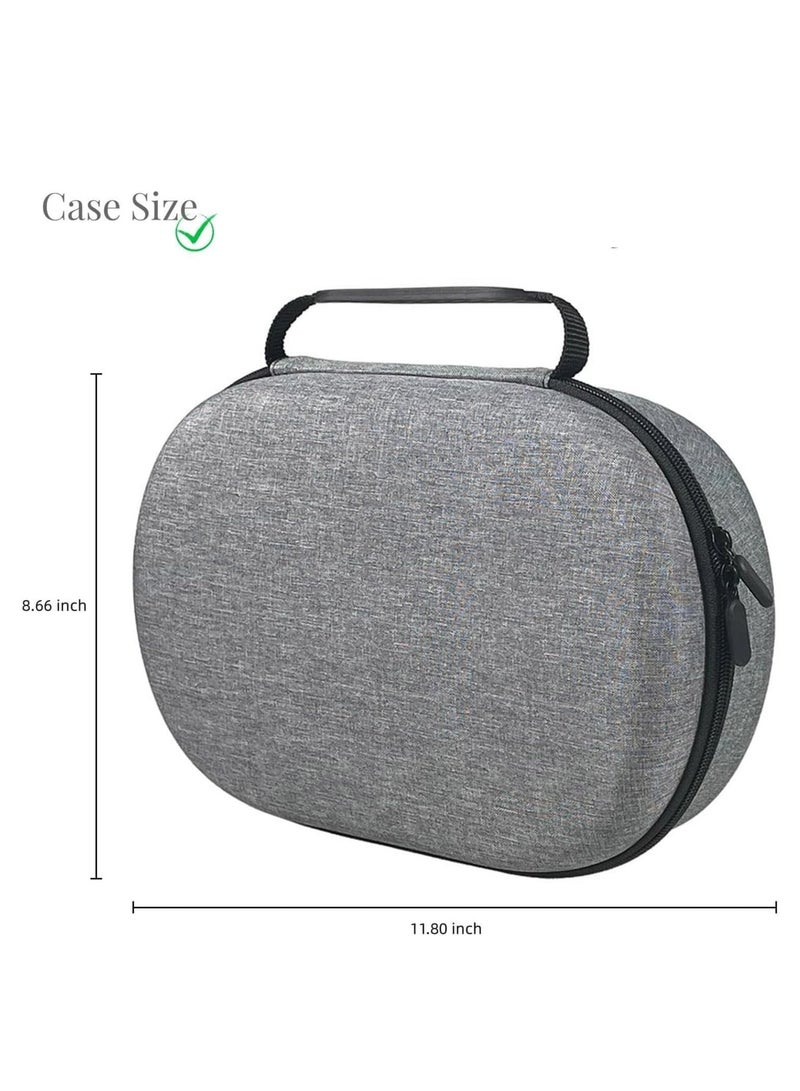 Skycare Carrying Case for Apple Vision Pro, Anti-Fall Hard Travel Case for Apple Vision Pro Case Protable Waterproof Storage Bag for Apple Vision Pro Accessories (Grey)