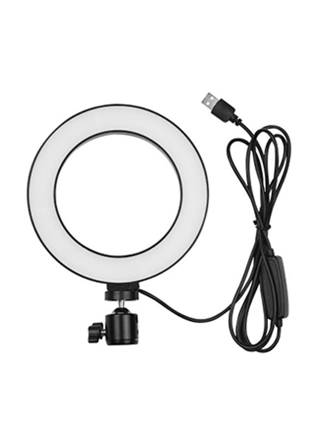 Desktop LED Ring Light White/Black