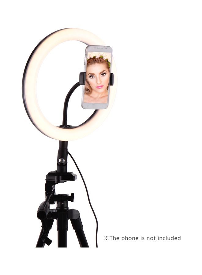 LED Ring Light With Tripod Stand White/Black