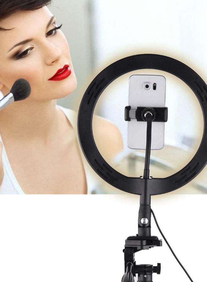 10 Inch LED Ring Light with Tripod Stand Phone Holder Remote Shutter Multicolor