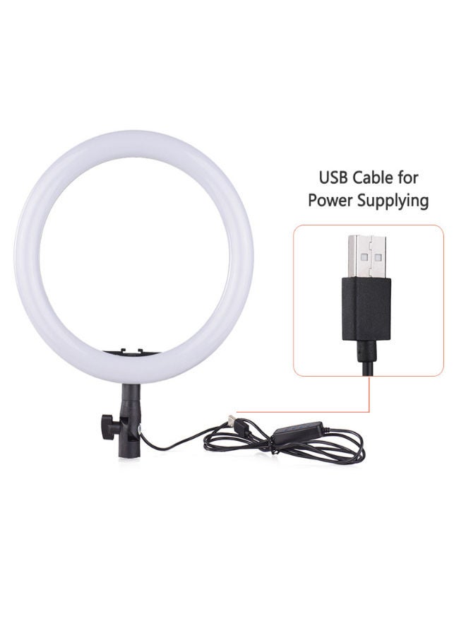 10 Inch LED Ring Light with Tripod Stand Phone Holder Remote Shutter Multicolor