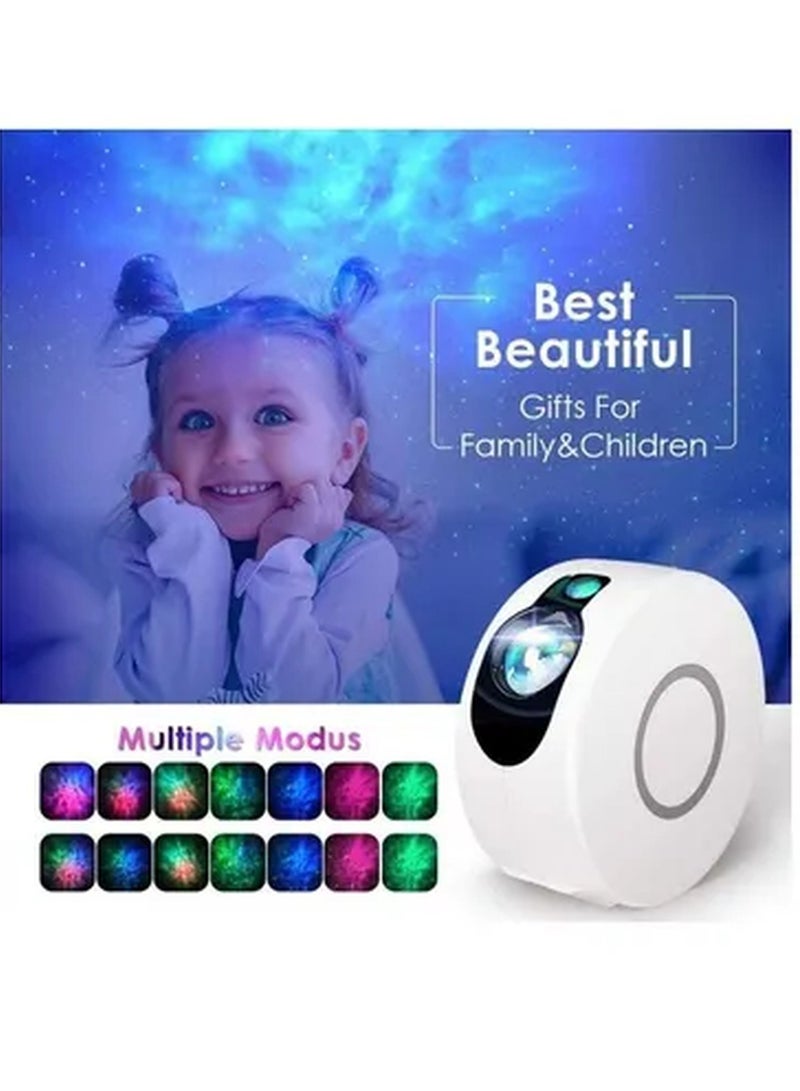 3 In 1 LED Starry Sky Projector Light White