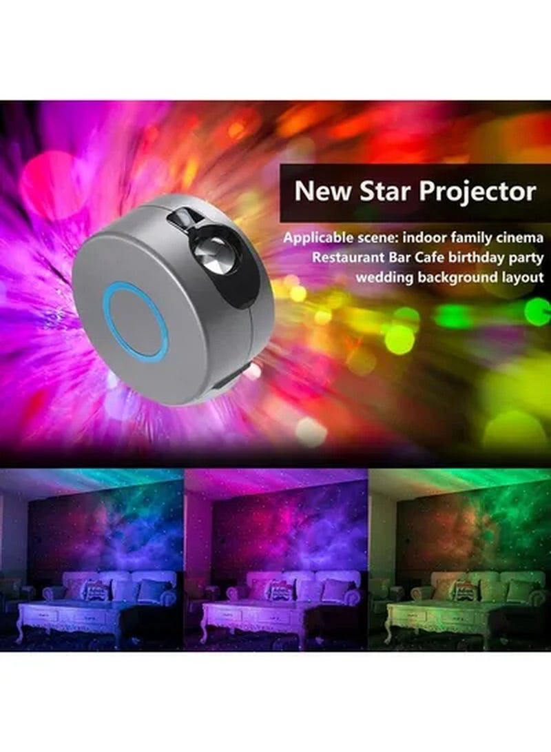 Laser Starry Star Projector Rotating Night Light Multicolour