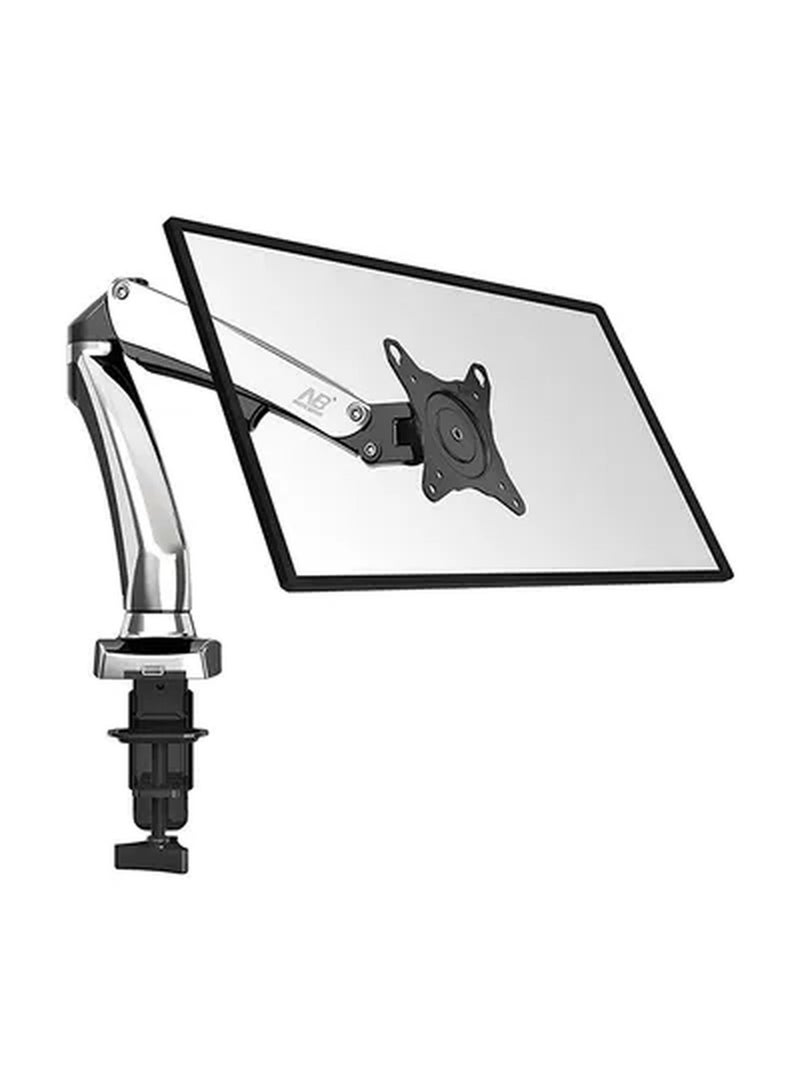 Monitor Arms Fully Adjustable With Desk Mount Stand For 22 - 35 Inch Screens Sliver