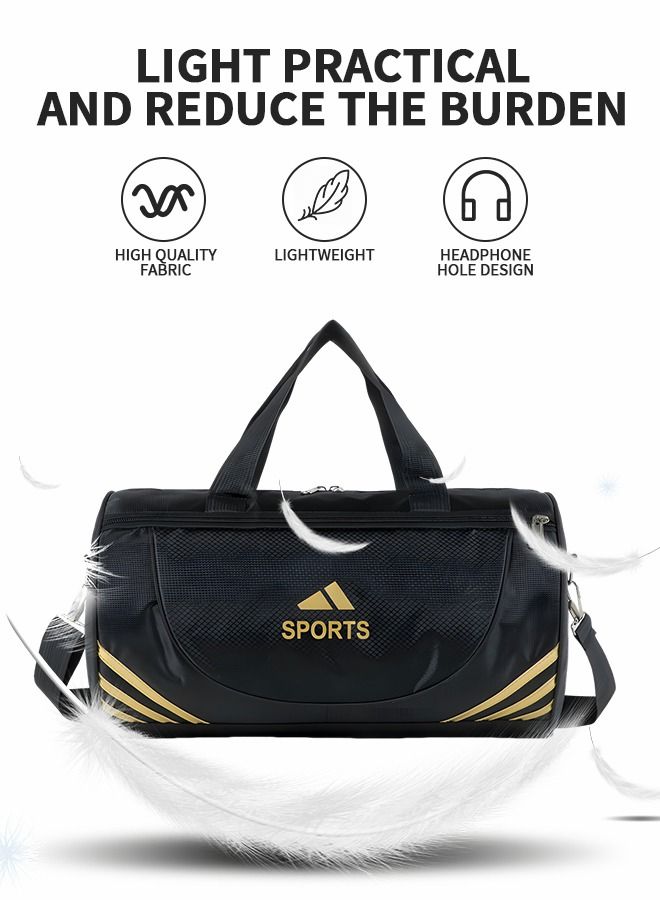 Sports Gym Bag for Women and Men,Small Sports Duffle Bag with Shoulder Strap and Handbag,Sports Shoulder Bag,Outdoor Large-capacity Travel Bag