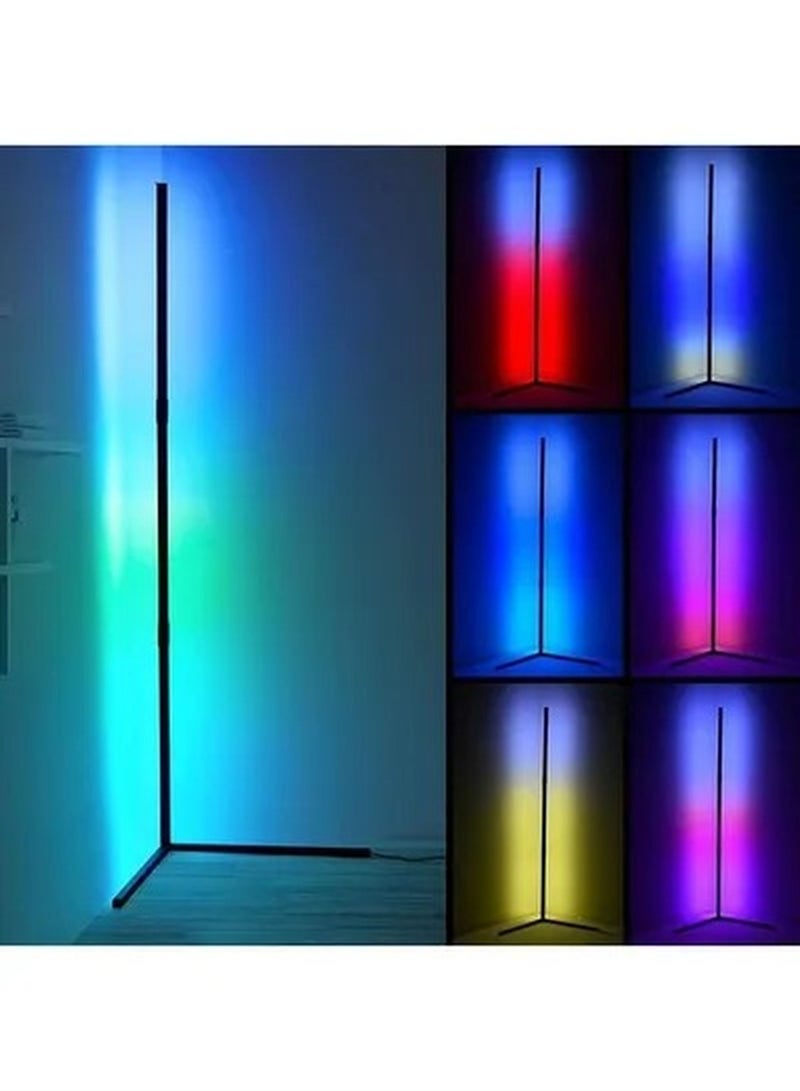 Remote Control LED Light Corner Lamp Multicolour