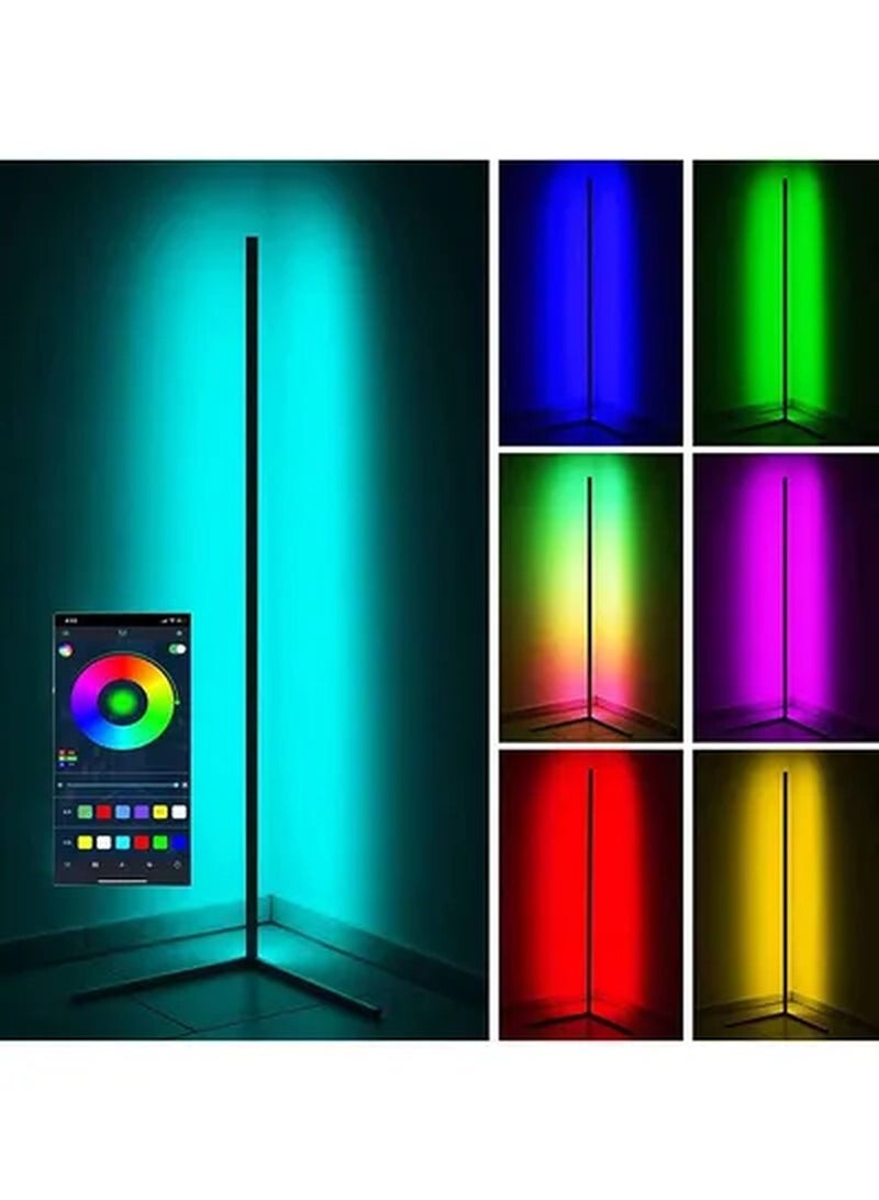 Bluetooth Control LED Light Corner Lamp Multicolour