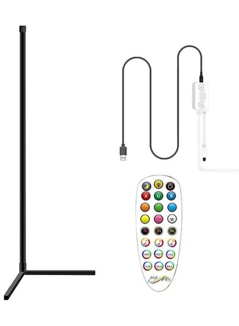 Remote Control LED Light Corner Lamp Multicolour