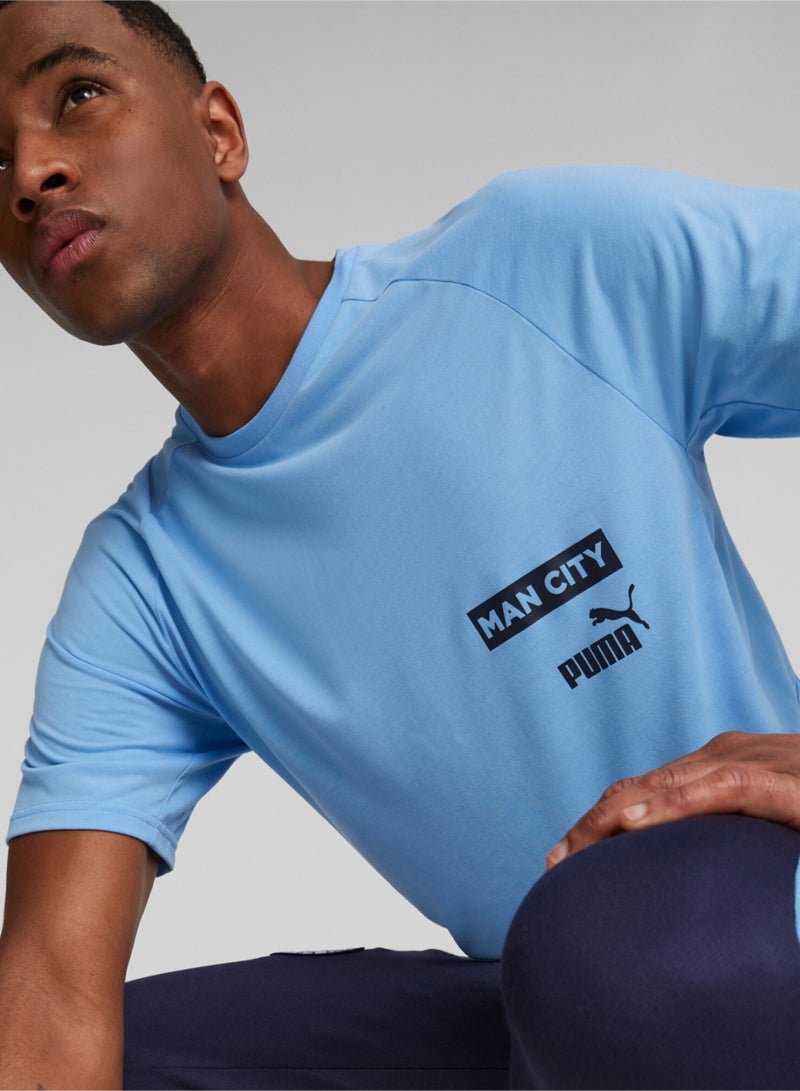 Manchester City F.C. Casuals Mens Football T-Shirt