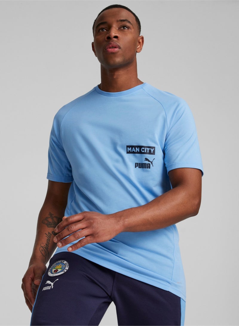Manchester City F.C. Casuals Mens Football T-Shirt