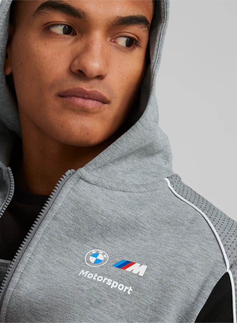 BMW M Motorsport Mens Hooded Sweat Jacket