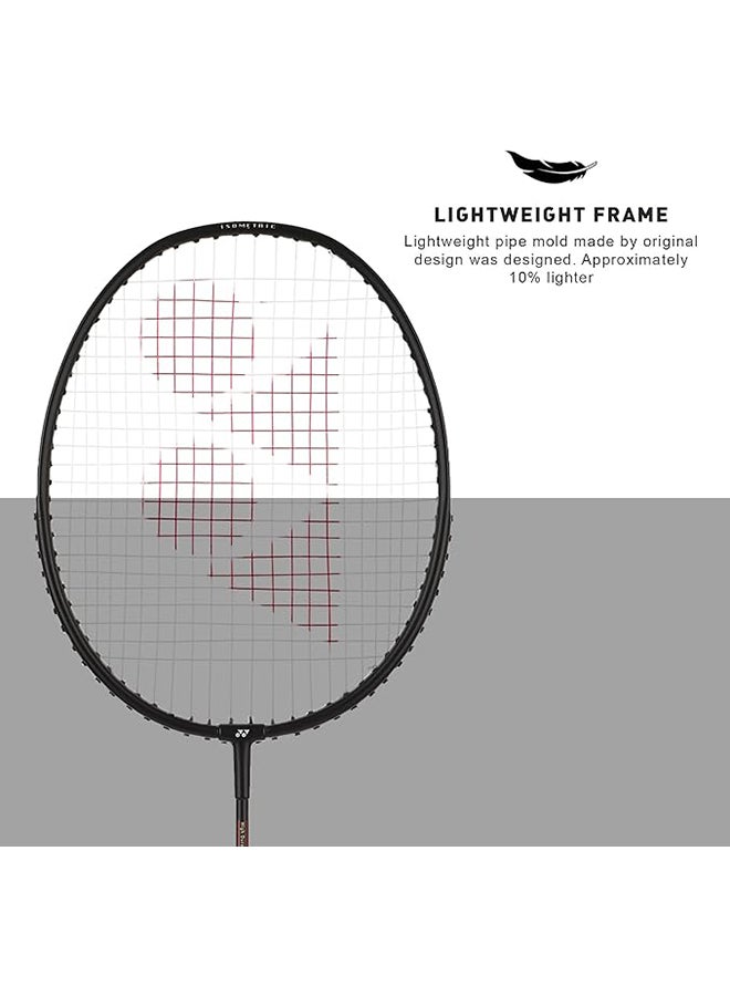 Gr 303I Black Aluminium Badminton Racquet With Full Cover
