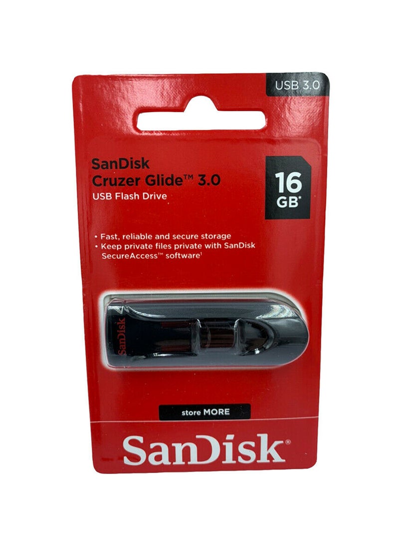 16GB Cruzer Glide 3.0 USB Flash Drive - SDCZ600-016G-G35 16 GB