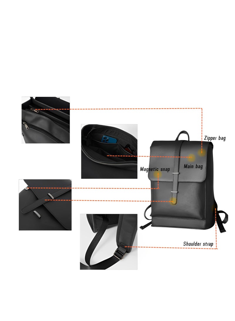 Skycare Sturdy Commuter Backpack for Work, 15.6 inch Laptop Bag for Men Women Working Business Traveling GYM