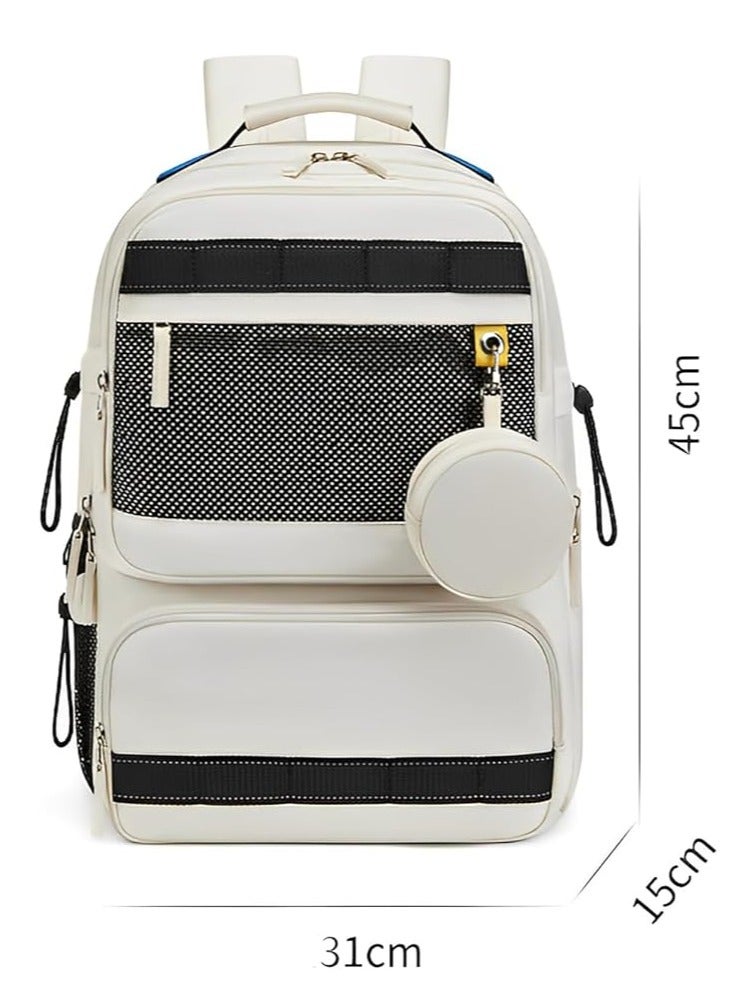 Skycare Business Travel Waterproof Backpack, Multi-functional Large Capacity Expandable Computer Bag for Handheld or Shoulder Carry