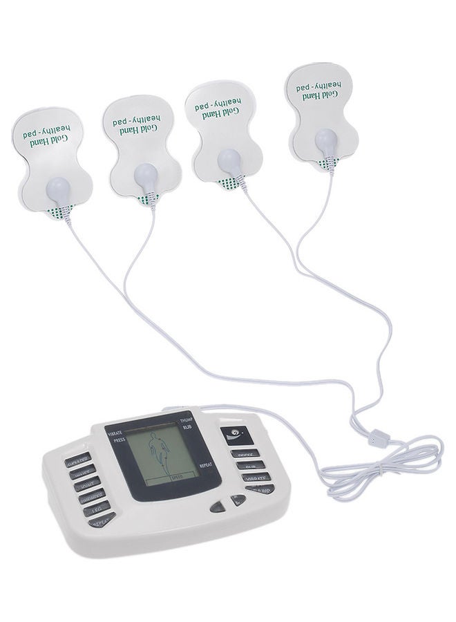 Electrical Stimulator Full Body Relax Muscle Therapy Massager Pulse Tens Acupuncture + 16pads Health Care