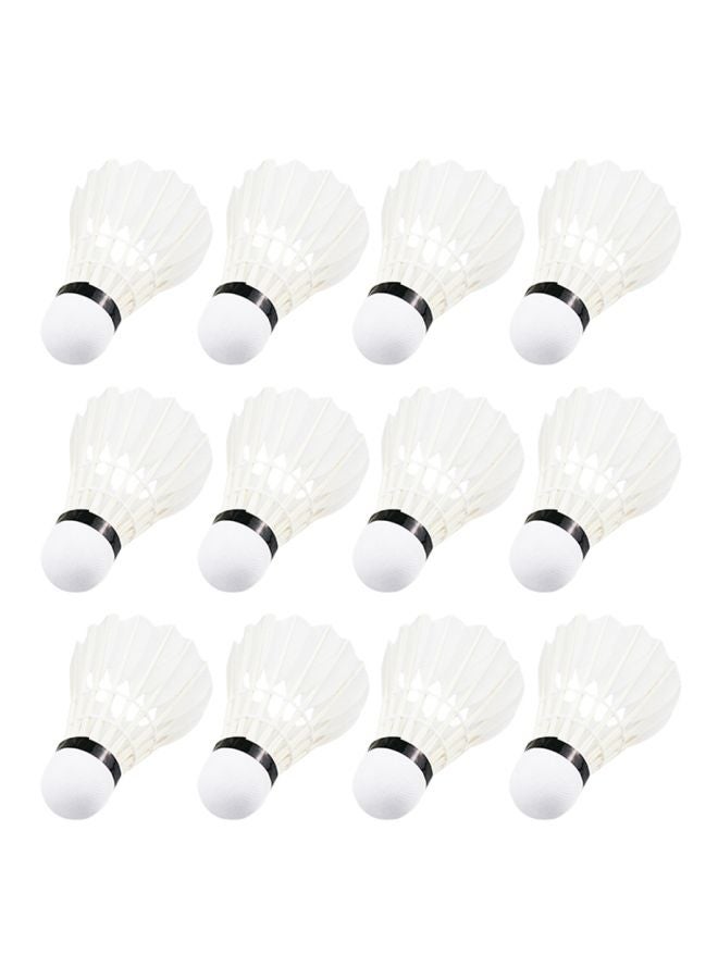 12-Piece Shuttlecocks Set