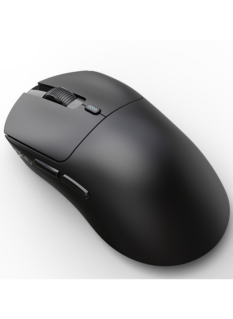 HXSJ T68 Three mode game mouse  Sensor PAW3311  Connection mode Wired+2.4G+BT5.1  Rate of return  125-250-500-1000Hz Default 1000Hz BLACK