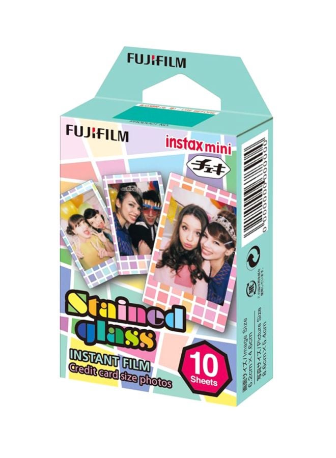 10-Piece Instax Mini Instant Film Pink/Blue