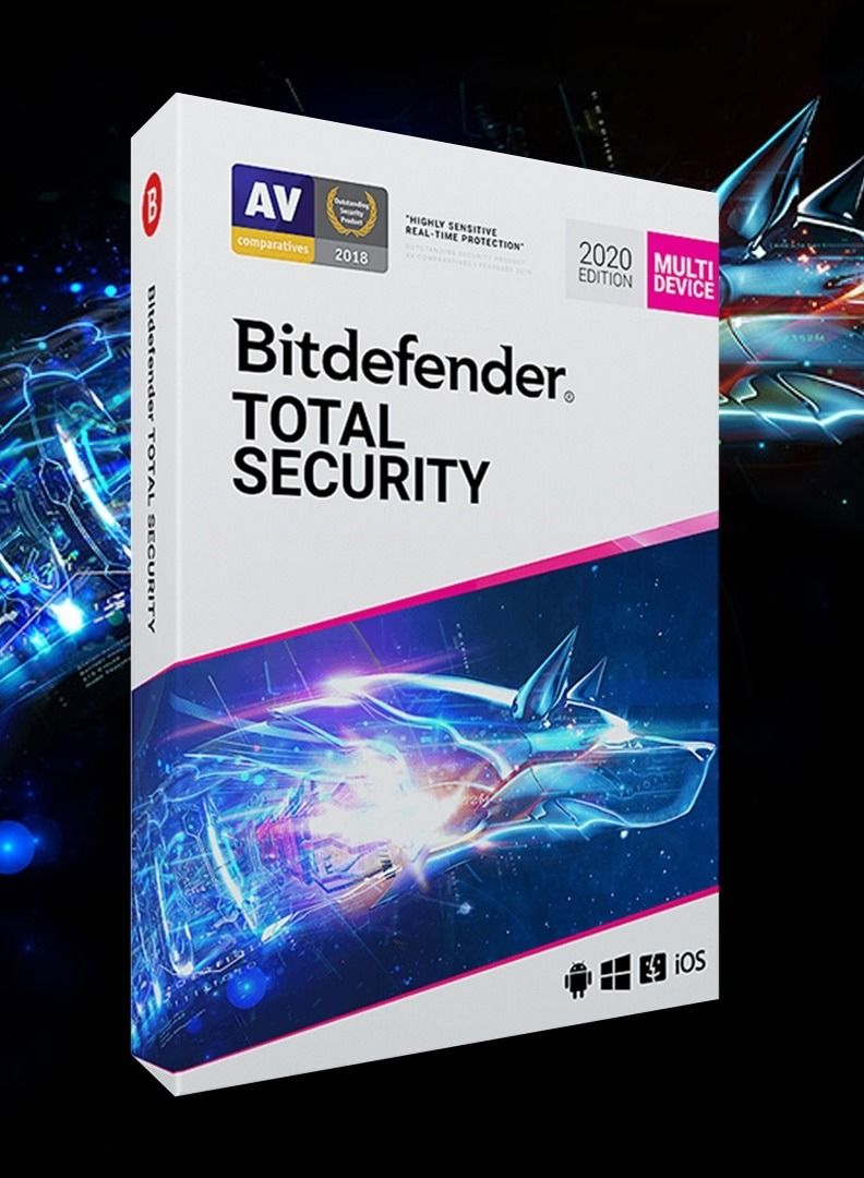 Bitdefender Total Security (5 Devices 1 Year) Code by Email