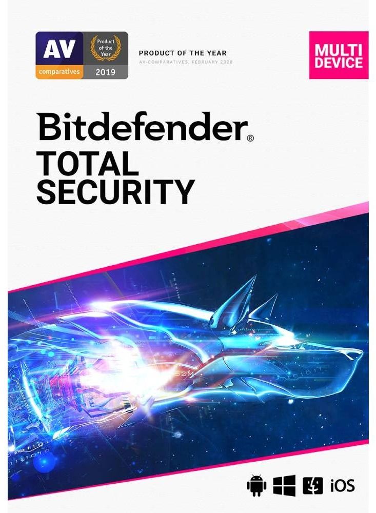 Bitdefenter Total Security [Windows PC] (1 Device 1 Year)