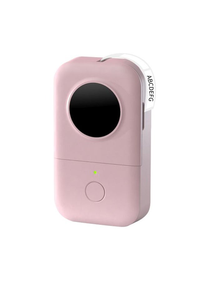 Portable Wireless Label Thermal Printer 13.1x7.5x2.9cm Pink/Black