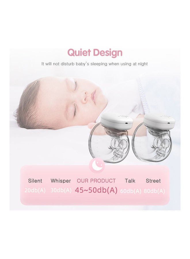 Hands Free Wearable Breast Pump With 28mm Nipple Diameter