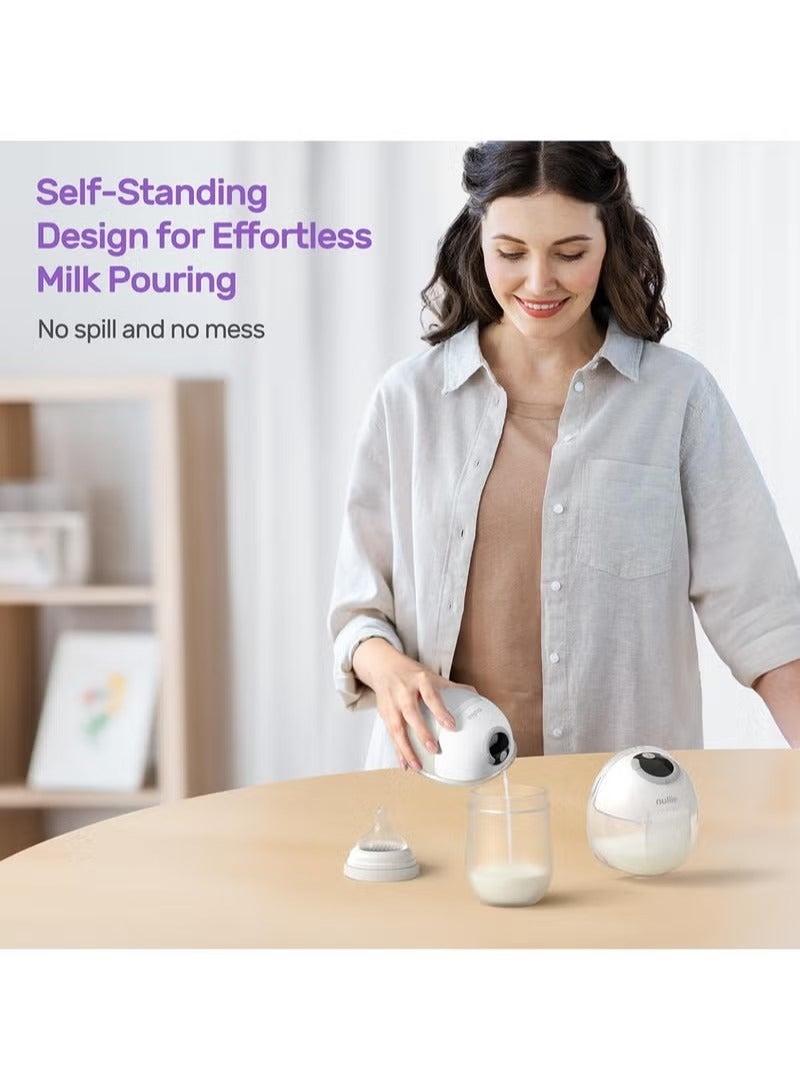 Wearable Breast Pump Hands Free Breast Pump With 4 Mode Lcd Display 24mm Connector