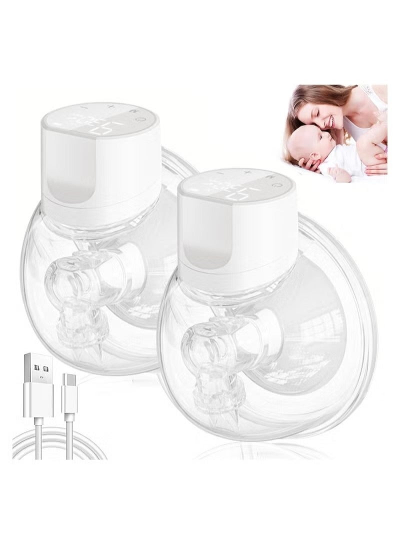 Gonice Wearable Breast Pump Electric Hands-Free - Convenient, Portable, and Pain-Free Pumping