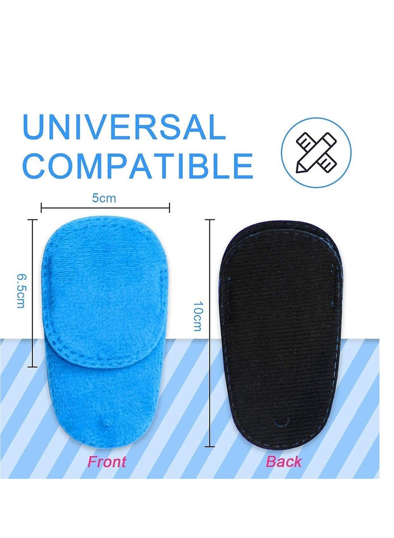 4 Pack Eye Patches for Kids Girls Boys, Right & Left Eye Patch for Glasses, Lazy Eye Patch for Children Treating Lazy Eye Amblyopia Strabismus and After Surgery 10 x 5cm Full Coverage (Blue)