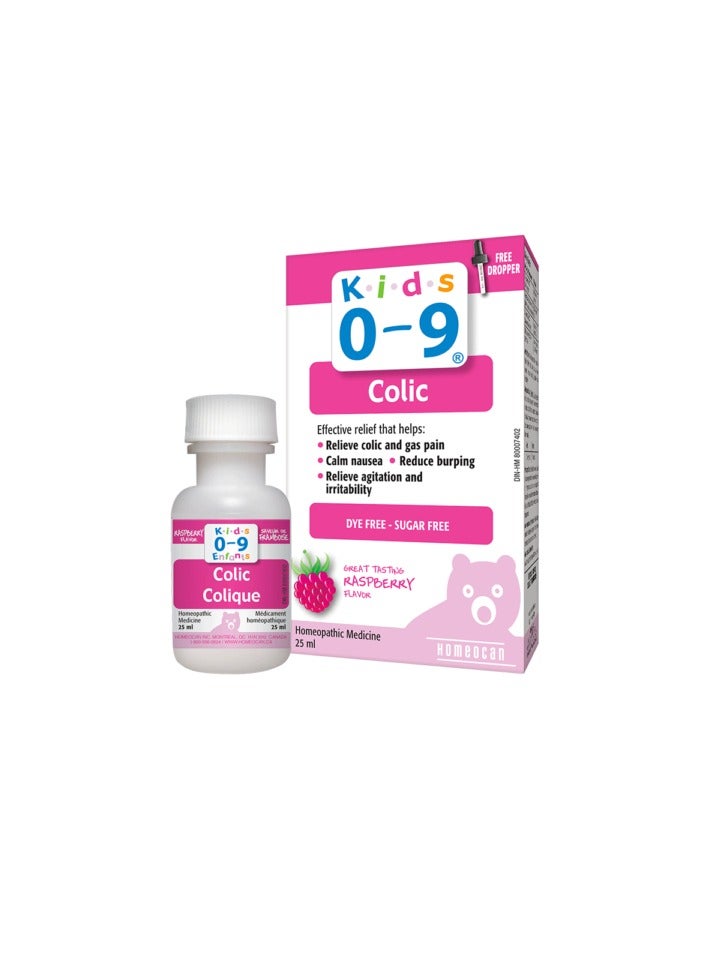 Kids 0-9 Colic Raspberry Flavor Drops 25ml