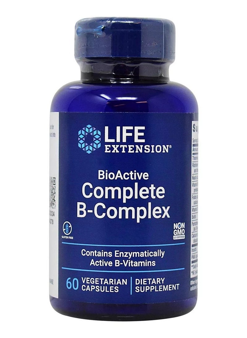 Bio Active Complete B Complex, 60 Veggie Capsules