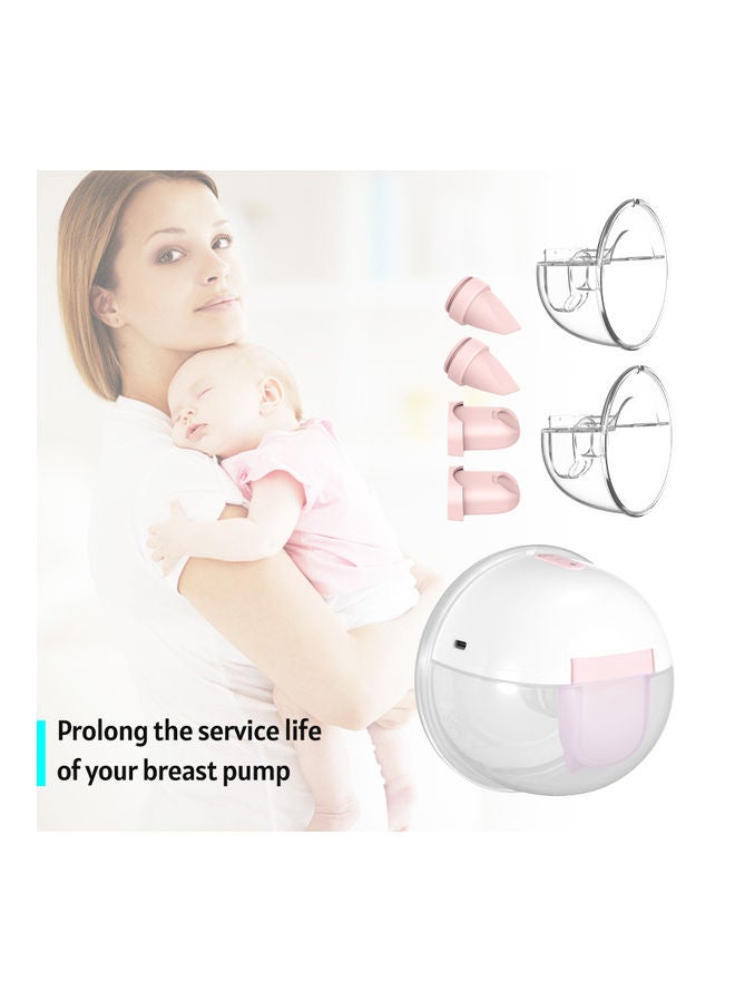 Electric Breast Pump Replacement with 2-Piece 50z Cup Soft Food-Grade Silicone