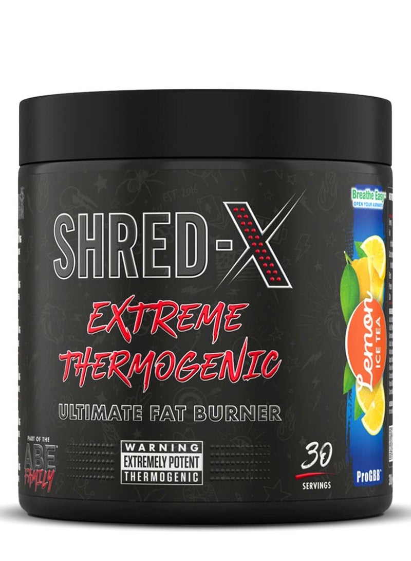 Applied Nutrition Shred X Thermogenic, Lemon Ice Tea, 30