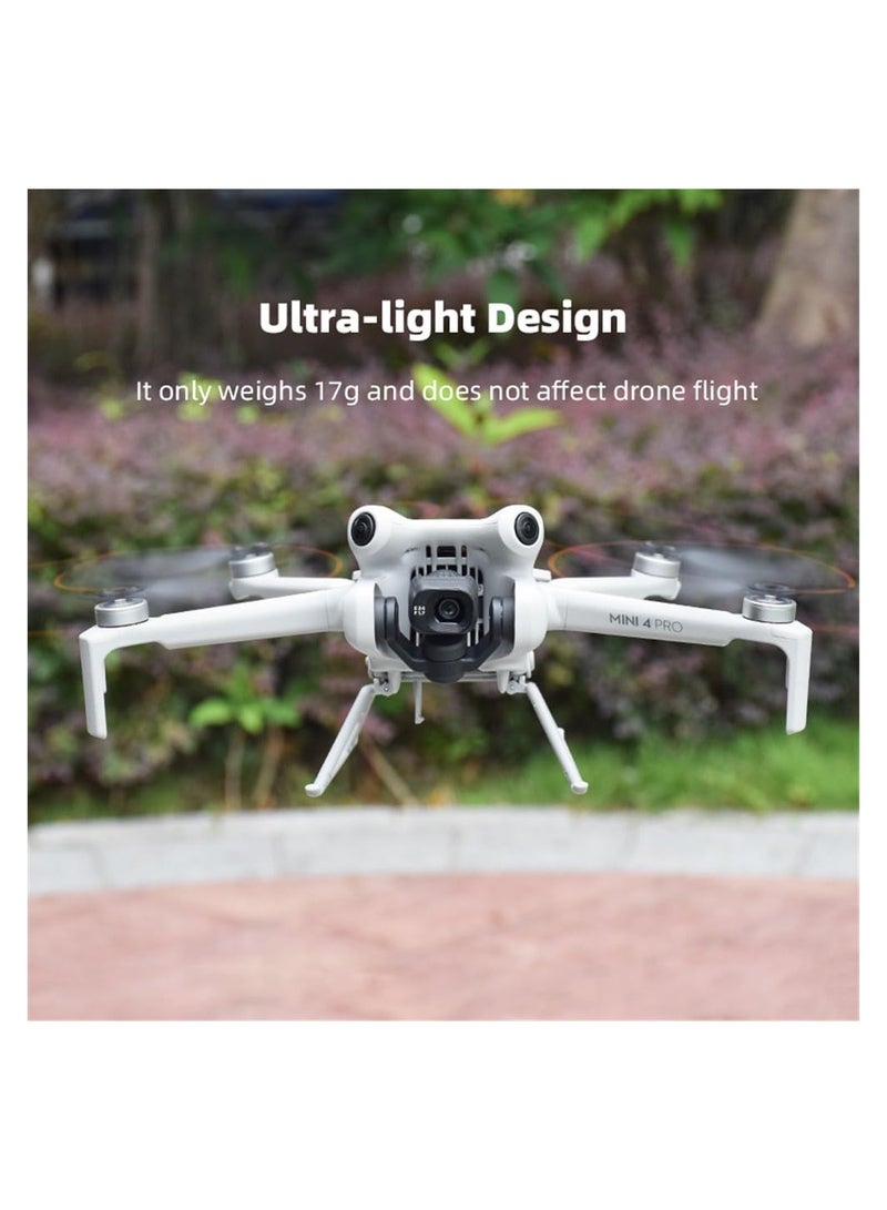 Foldable Landing Gear for DJI Mini 4 PRO Anti-Fall Gimbal Protector Heighten 25mm Extender Leg for DJI Mini 4 Pro Drone Accessories