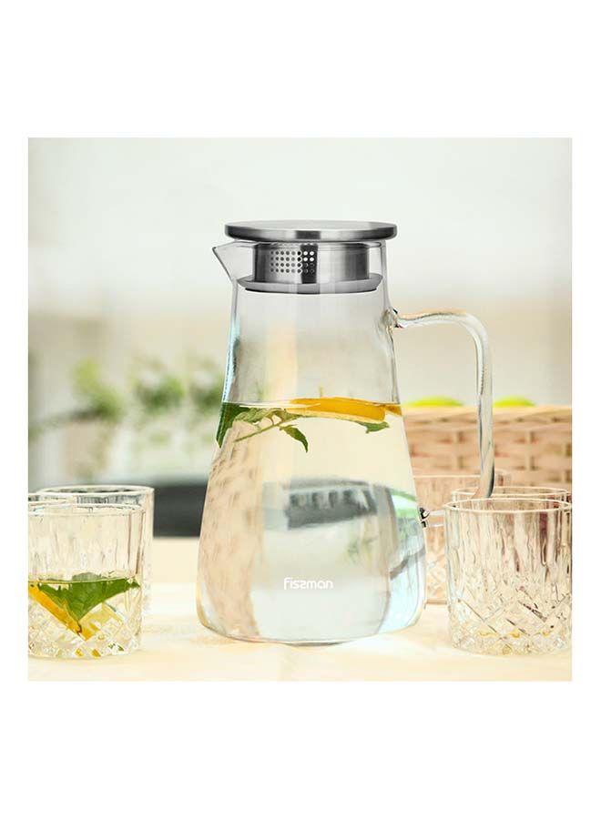 Pitcher Jug Borosilicate Glass 1200ml