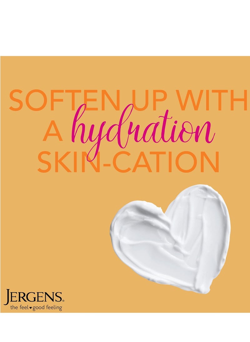 Jergens Hydrating Coconut Body Lotion, Hand and Body Moisturizer Hydrates Dry Skin Instantly, Infused with Coconut Oil, Dermatologist Tested, 16.8 oz