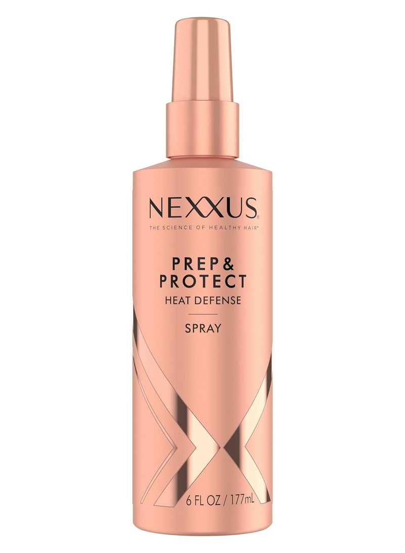 Nexxus Heat Defense Spray Prep & Protect for 450 degree heat protection, with StyleProtect Technology 6 oz