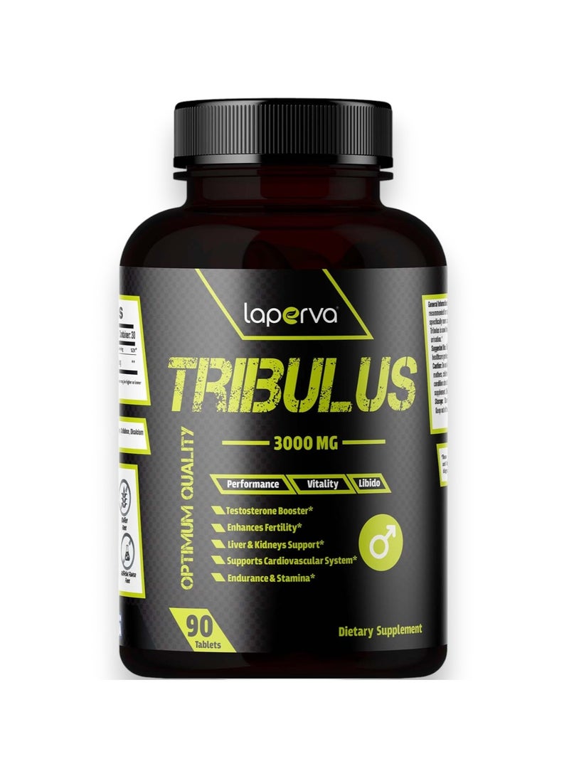 Tribulus, 3000mg, 90 Tablets, 30 Servings