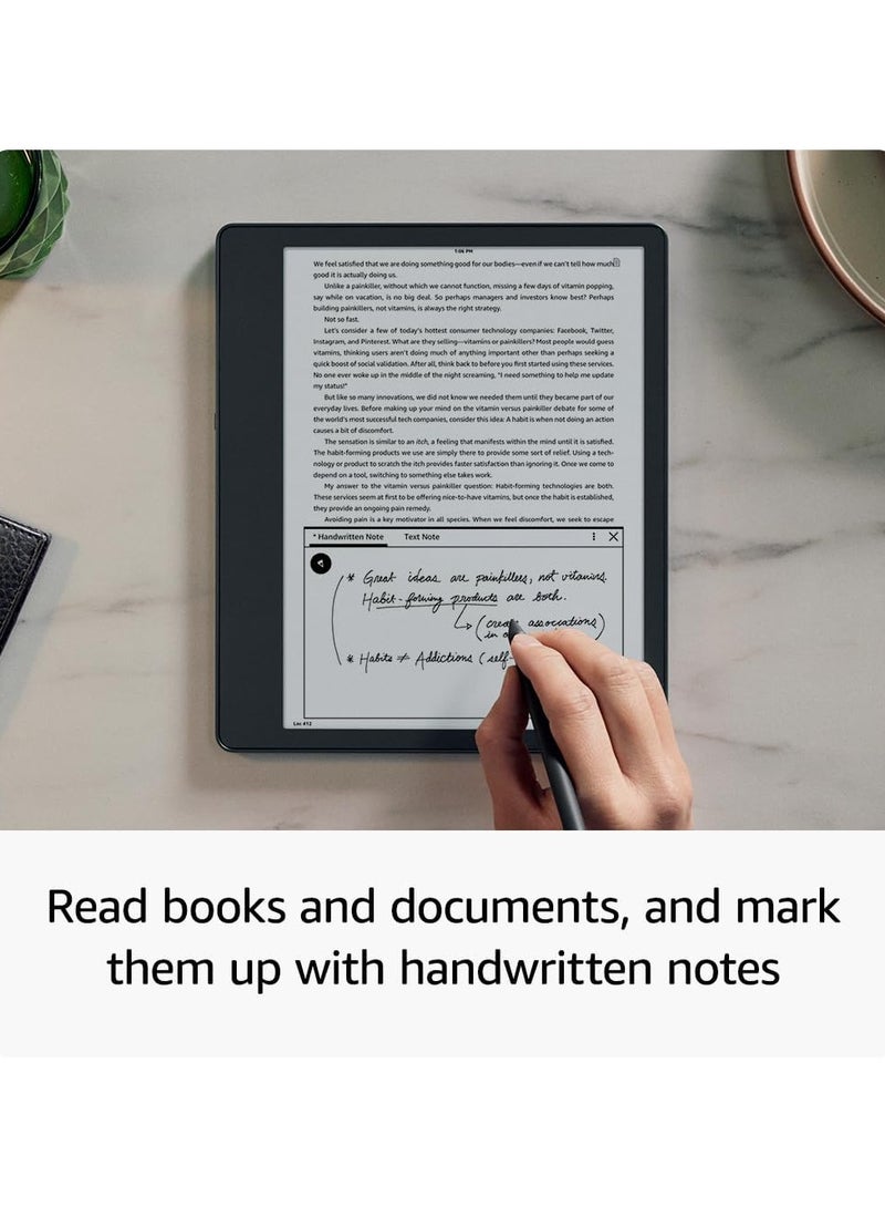 Kindle Scribe 16 GB - 10.2” 300 ppi Paperwhite Display, Convert Notes To Text & Share, Includes Pen