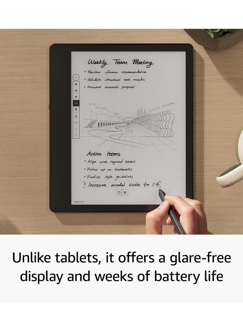 Kindle Scribe 16 GB - 10.2” 300 ppi Paperwhite Display, Convert Notes To Text & Share, Includes Pen