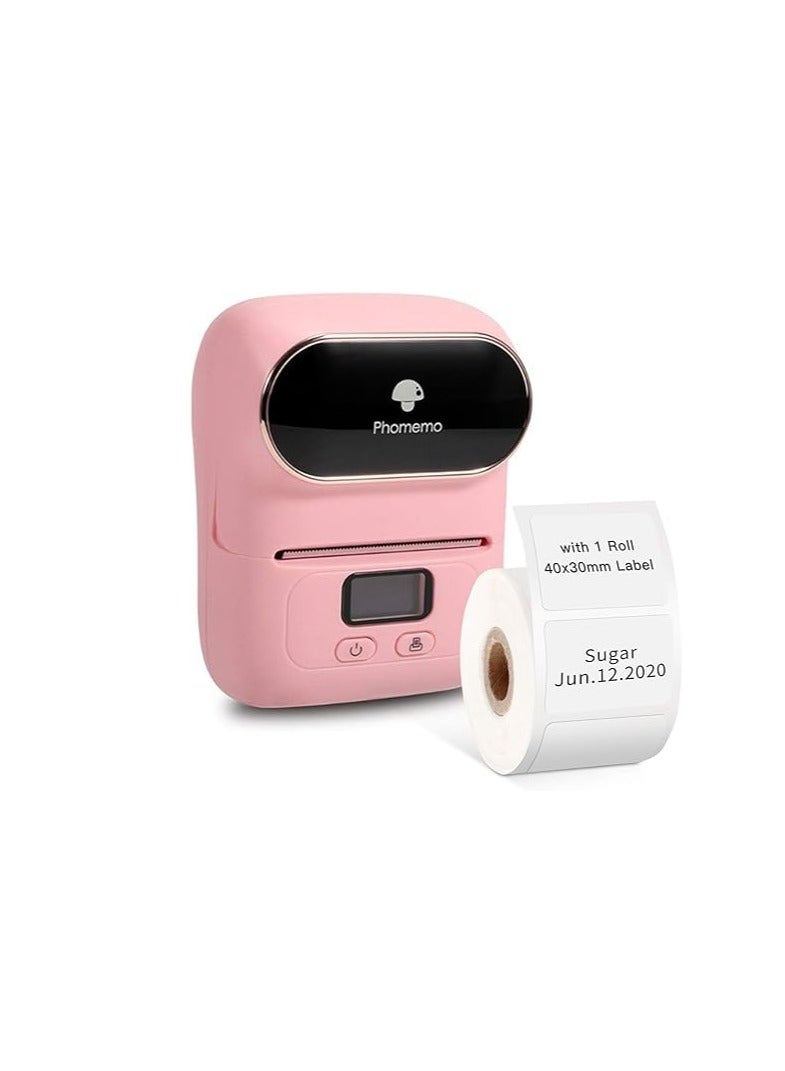 Phomemo M110 Label Machine Thermal Label Printer with Wireless Portable Label Maker Machine for Barcode Self-adhesive Printer