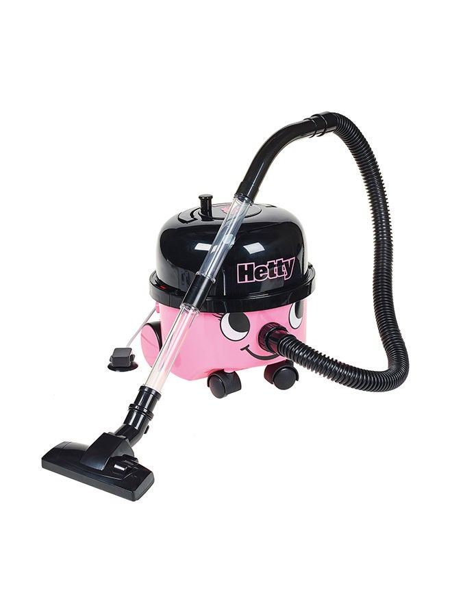 Casdon - Hetty Vacuum Cleaner: Pink Toy Vacuum With Real Function And Nozzle Accessories. For Children Aged 3+