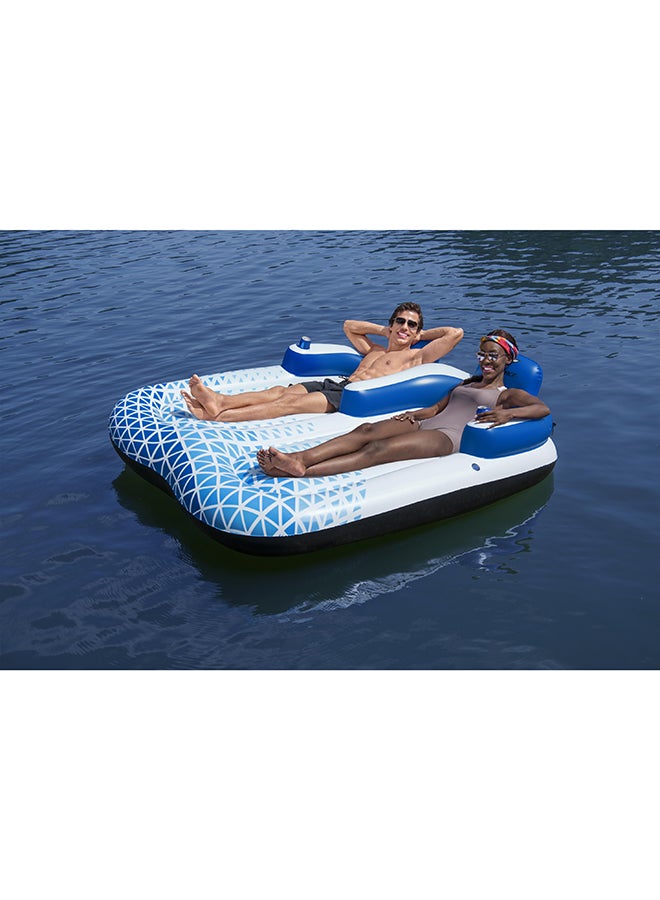 Hydro-Force Indigo Wave Double Lounge 196x193cm 196x193cm